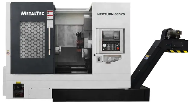 Фото MetalTec NeoTurn 60DYS (Fanuc) - Токарный станок ЧПУ с наклонной станиной и противошпинделем в интернет-магазине ToolHaus.ru