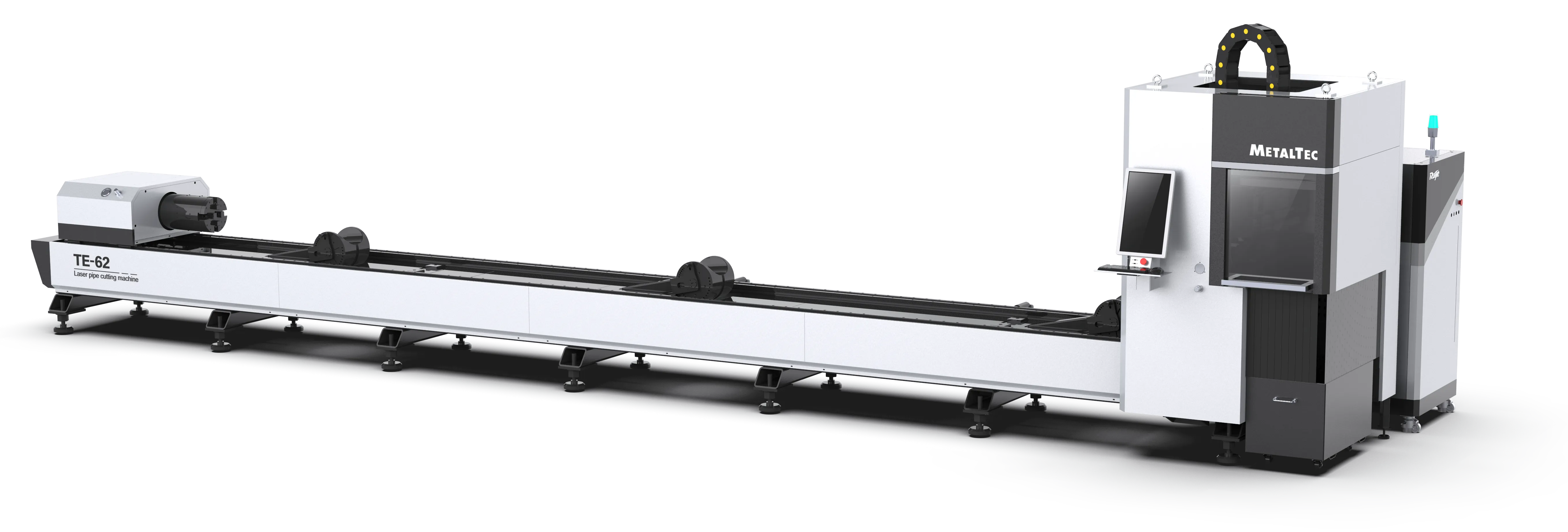 Фото METALTEC TЕ-62 (3000 Вт) оптоволоконный лазерный станок для металлических труб в интернет-магазине ToolHaus.ru